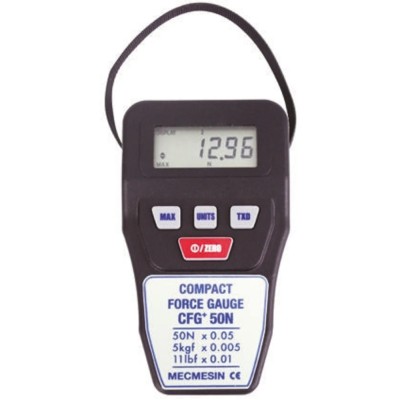 Mecmesin Compact Digital Force Gauge with RS232 Output 500 Hz Sampling Rate Accuracy ±0.5% 860-021