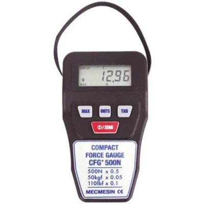Mecmesin Compact Force Gauge 500 Hz RS232 Digital Display ±0.5% Accuracy 860-023