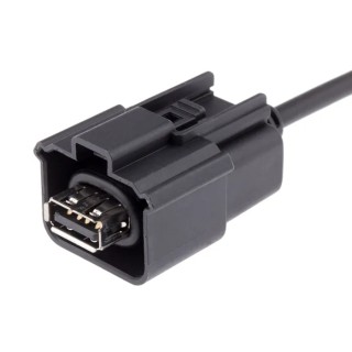Molex IC Socket USB Cable Male USB Type A to Male Mini USB Type B Black 500mm 111015-0101