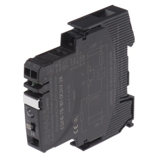 ETA ESX10-TB-101-DC24V-2A Electronic Circuit Breaker 24V 2A DIN Rail Mount ESX10-TB-101-DC24V-2A