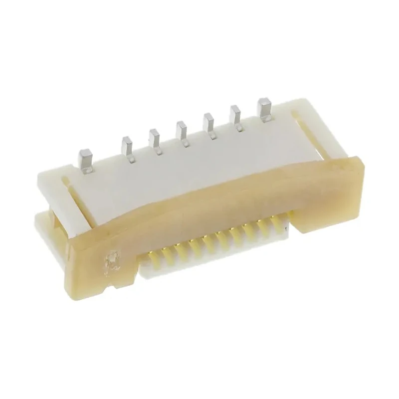 Molex 0.5 mm Pitch 10 Way Straight Female FPC Connector ZIF Vertical Contact 52559-1052