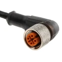 Lumberg Automation Female 4 Way M12 to Unterminated Free End Sensor Actuator Cable 2m 250V RKWTC Series 11441 RKWT 4-225/2 M