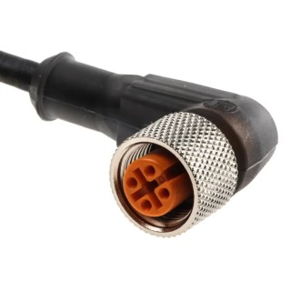 Lumberg Automation Female 4 Way M12 to Unterminated Free End Sensor Actuator Cable 2m 250V RKWTC Series 11441 RKWT 4-225/2 M
