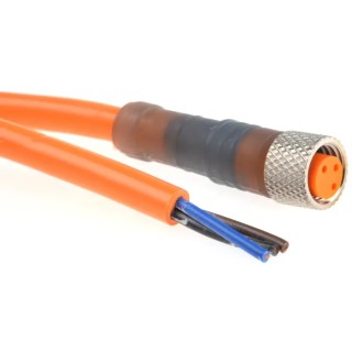 Lumberg Automation Female 3 Way M8 Sensor Actuator Cable 2 m 60V IP67 RKMV Series 11294 RKMV 3-06/2 M