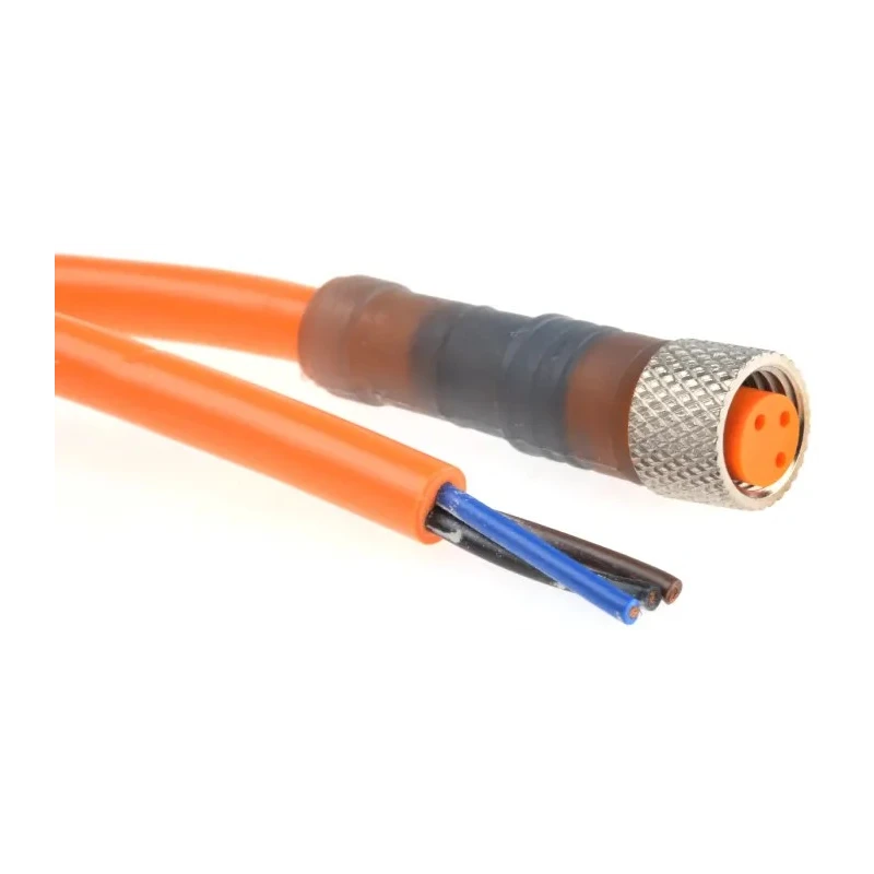 Lumberg Automation Female 3 Way M8 Sensor Actuator Cable 2 m 60V IP67 RKMV Series 11294 RKMV 3-06/2 M
