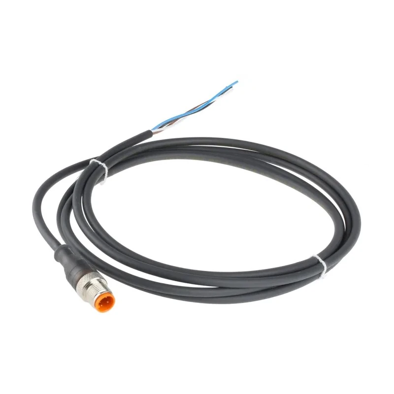 Lumberg Automation Male 4 Way Straight to Unterminated Free End Sensor Actuator Cable 2 m 250V IP65 IP67 11809 RST 4-225/2 M