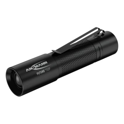 Ansmann LED Torch Black 60 lm, Aluminium Housing, IP54, 75m Beam Distance, AA Battery 1600-0159-520