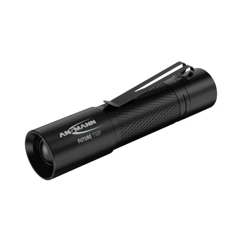 Ansmann LED Torch Black 60 lm, Aluminium Housing, IP54, 75m Beam Distance, AA Battery 1600-0159-520
