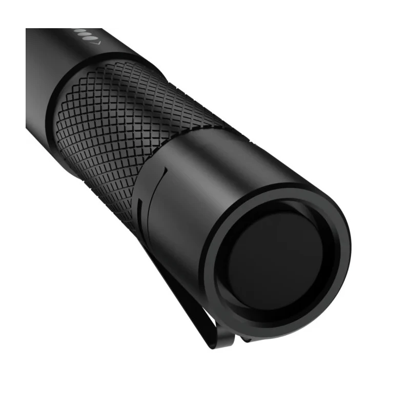 Ansmann LED Torch Black 60 lm, Aluminium Housing, IP54, 75m Beam Distance, AA Battery 1600-0159-520