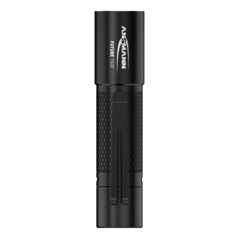Ansmann LED Torch Black 60 lm, Aluminium Housing, IP54, 75m Beam Distance, AA Battery 1600-0159-520