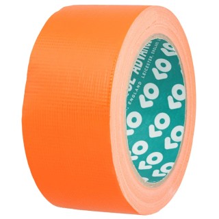 Advance Tapes Orange Gloss Finish Cloth Tape 50mm Width x 50m Length Rubber Resin Adhesive AT6210