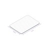 COBA Clear Carpet Office Chair Mat Square 900mm x 1.2m x 1.8mm Polycarbonate CMC000001PCS