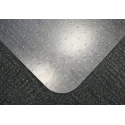 COBA Clear Carpet Office Chair Mat Square 900mm x 1.2m x 1.8mm Polycarbonate CMC000001PCS