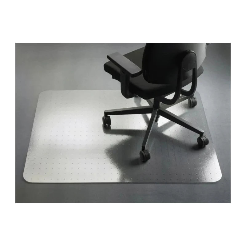 COBA Clear Carpet Office Chair Mat Square 900mm x 1.2m x 1.8mm Polycarbonate CMC000001PCS
