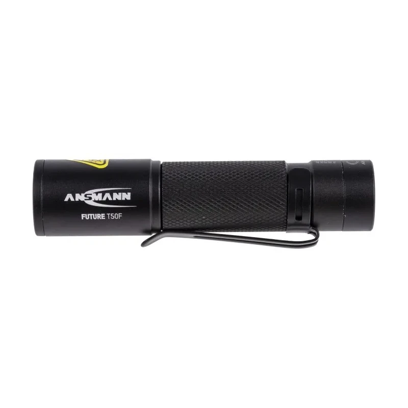 Ansmann LED Torch Black 60 lm, Aluminium Housing, IP54, 75m Beam Distance, AA Battery 1600-0159-520