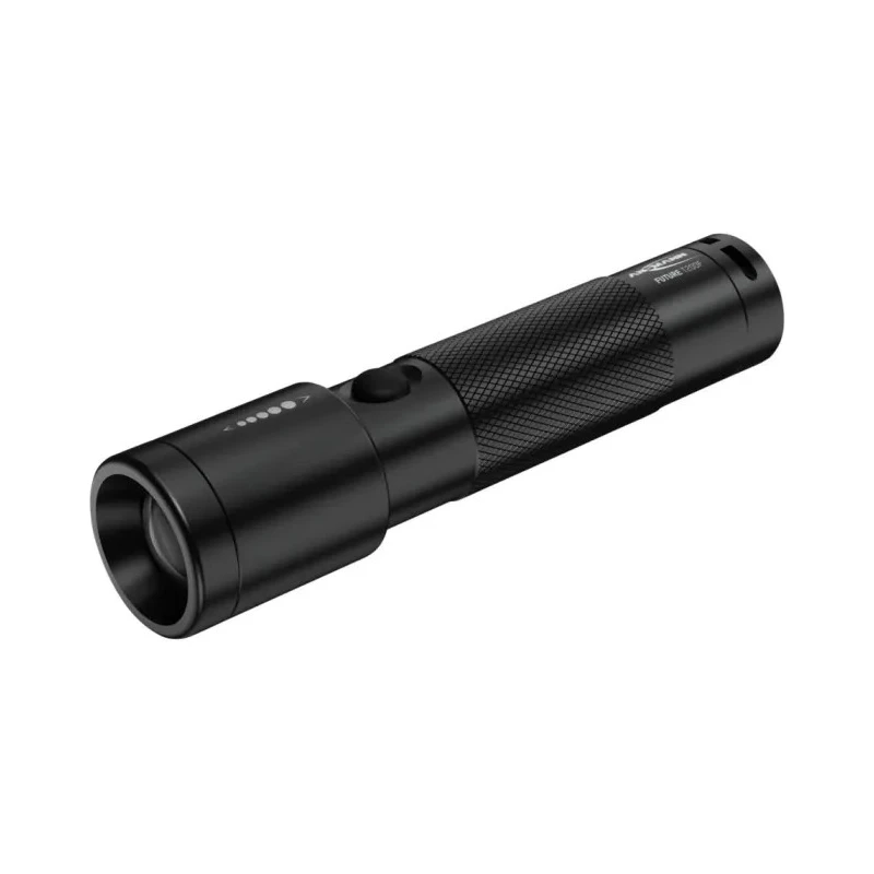 Ansmann Aluminium Housing LED Torch Black 200 lm, 135 mm with 3 AAA Alkaline Batteries T200F 1600-0138-520