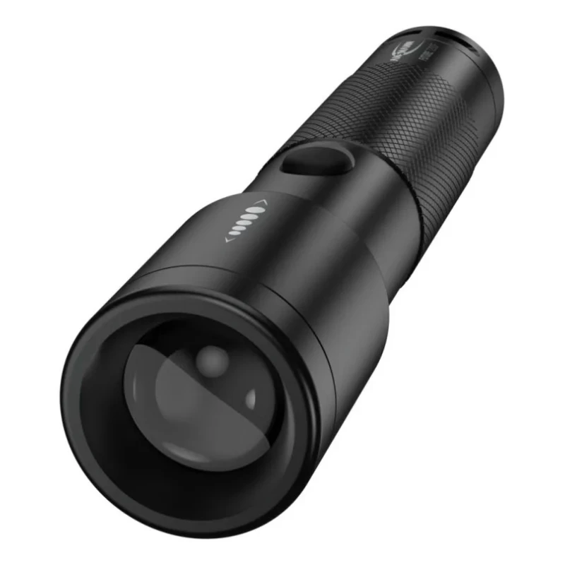 Ansmann Aluminium Housing LED Torch Black 200 lm, 135 mm with 3 AAA Alkaline Batteries T200F 1600-0138-520
