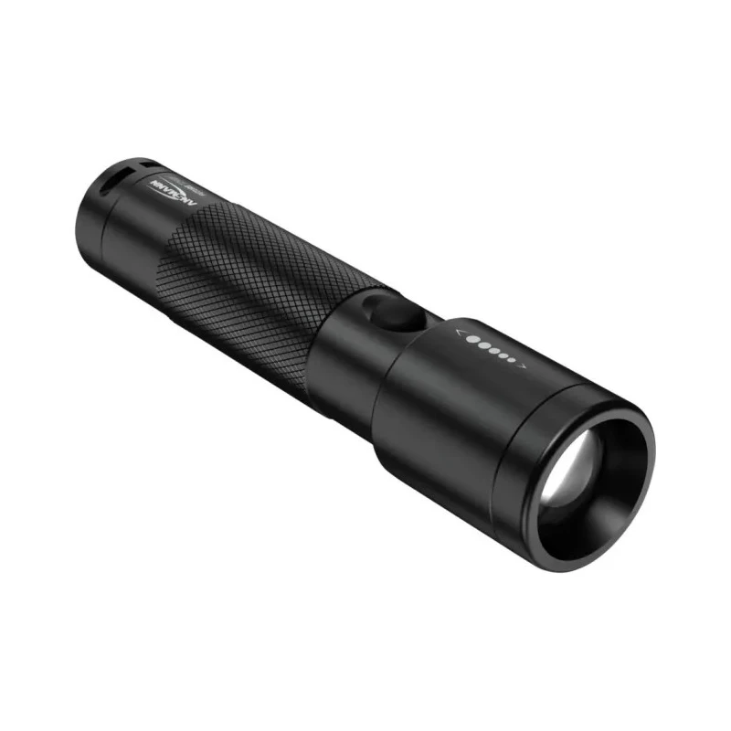Ansmann Aluminium Housing LED Torch Black 200 lm, 135 mm with 3 AAA Alkaline Batteries T200F 1600-0138-520