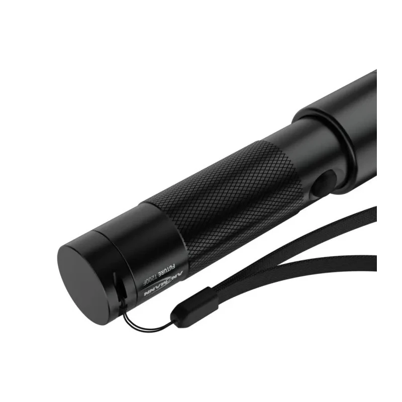 Ansmann Aluminium Housing LED Torch Black 200 lm, 135 mm with 3 AAA Alkaline Batteries T200F 1600-0138-520