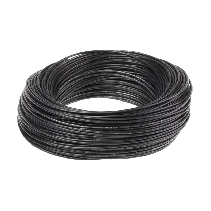 Lapp MULTI-STANDARD SC 2.1 Series Black 0.5 mm² Hook Up Wire 100 m PVC Jacket 4160101