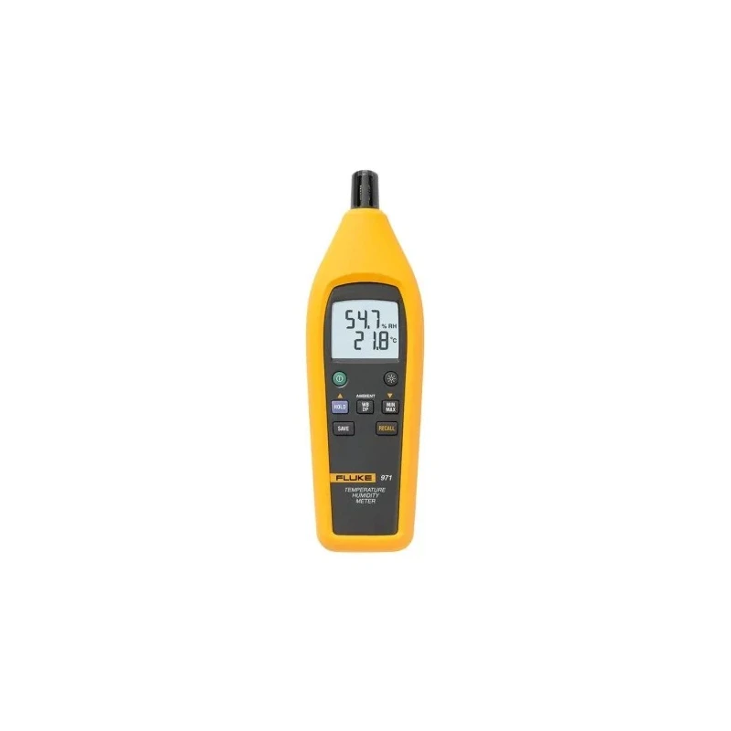Fluke Digital Hygrometer 60°C Max, ±2.5% RH Accuracy, 0.1°C Resolution, 971 Model 2418208