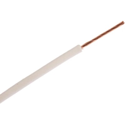 Lapp H05V-K Series White 0.75 mm² Single Core Hook Up Wire, 24 x 32 AWG, 100 m Length, Polyvinyl Chloride Jacket 4510052