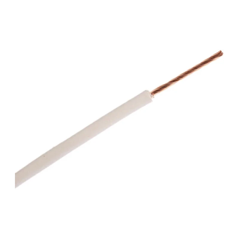 Lapp H05V-K Series White 0.75 mm² Single Core Hook Up Wire, 24 x 32 AWG, 100 m Length, Polyvinyl Chloride Jacket 4510052