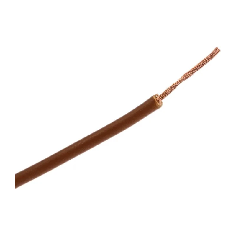 Lapp H05V-K Series Brown 0.75 mm² Hook Up Wire, 24 x 32 AWG Strands, 100 m, Polyvinyl Chloride 4510032
