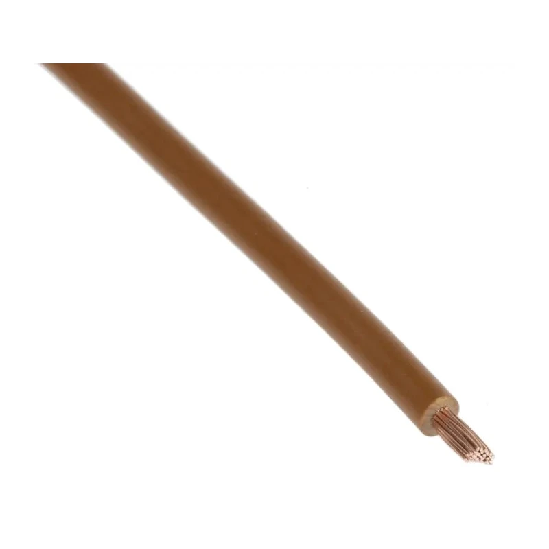 Lapp ÖLFLEX® Series Brown 1.5 mm² Hook Up Wire 30 x 30 AWG, 100 m Reel, Polyvinyl Chloride Insulation, 450/750V 4520031