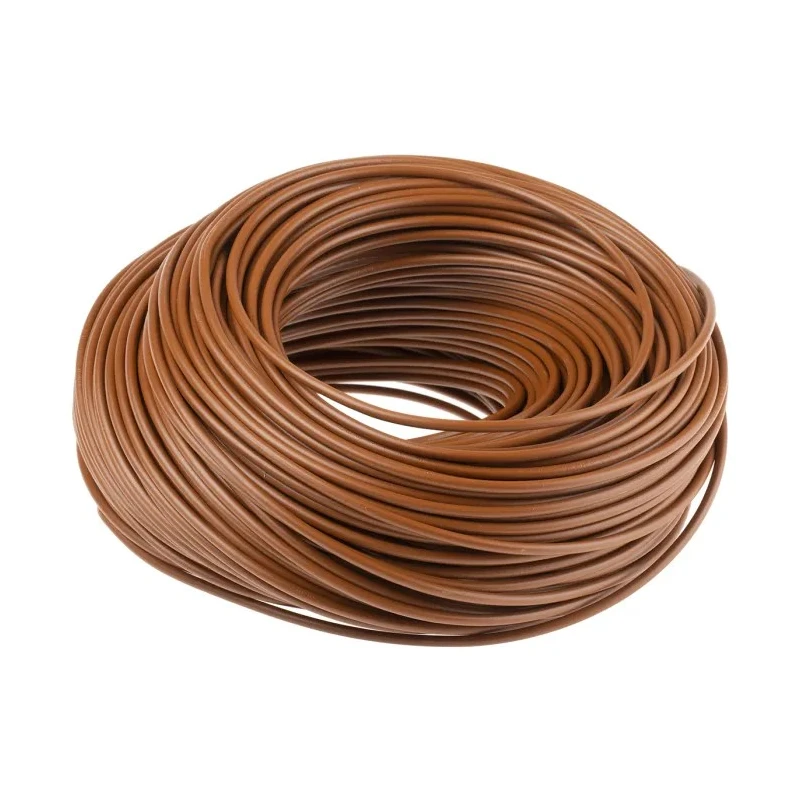 Lapp ÖLFLEX® Series Brown 1.5 mm² Hook Up Wire 30 x 30 AWG, 100 m Reel, Polyvinyl Chloride Insulation, 450/750V 4520031
