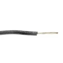 Lapp OLFLEX HEAT 180 SiF Series Black 0.25 mm² Hook Up Wire, 14 x 0.15 mm Strands, 100 m Length, Silicone Rubber 47001