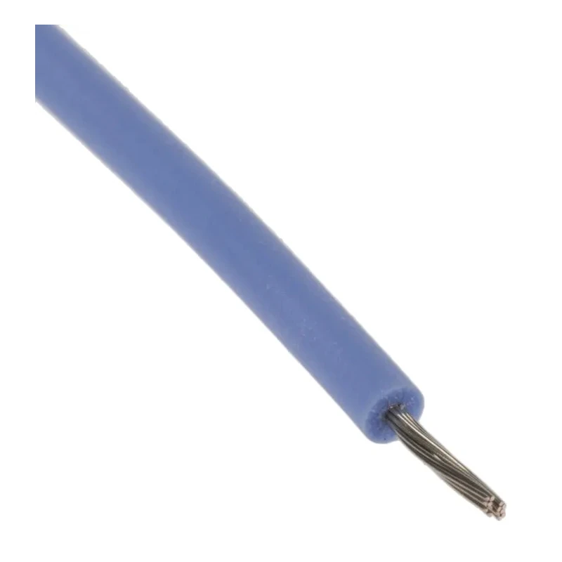Lapp OLFLEX HEAT 180 SiF Series Blue 0.25 mm² Hook Up Wire, 14 x 0.15 mm Strands, 100 m, Silicone Rubber 47002