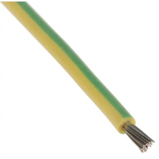 Lapp OLFLEX HEAT 180 SiF Series Yellow Green 1 mm² Hook Up Wire 300, 500V 180°C 100 m 50000 Silicone Rubber 50000
