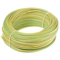 Lapp OLFLEX HEAT 180 SiF Series Yellow Green 1 mm² Hook Up Wire 300, 500V 180°C 100 m 50000 Silicone Rubber 50000