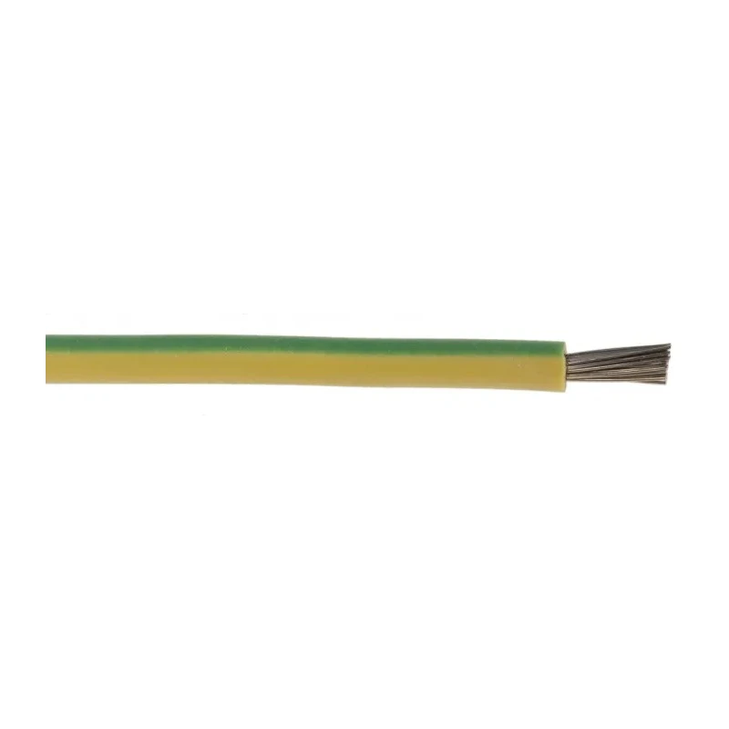 Lapp OLFLEX HEAT 180 SiF Series Yellow Green 1 mm² Hook Up Wire 300, 500V 180°C 100 m 50000 Silicone Rubber 50000