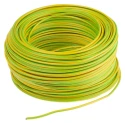 Lapp OLFLEX HEAT 180 SiF Series Yellow, Green 0.5 mm² Hook Up Wire, 16 x 0.2 mm, 100 m, Silicone Rubber 48000