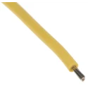 Lapp OLFLEX HEAT 180 SiF Series Yellow 0.75 mm² Hook Up Wire, 19 x 0.25 mm, 100 m, Silicone Rubber 49005