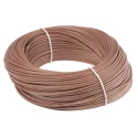 Lapp Olflex Heat 180 SiF Series Brown 1 mm² Hook Up Wire, 19 x 0.25 mm Strands, 100 m, Silicone Rubber Insulation 50003
