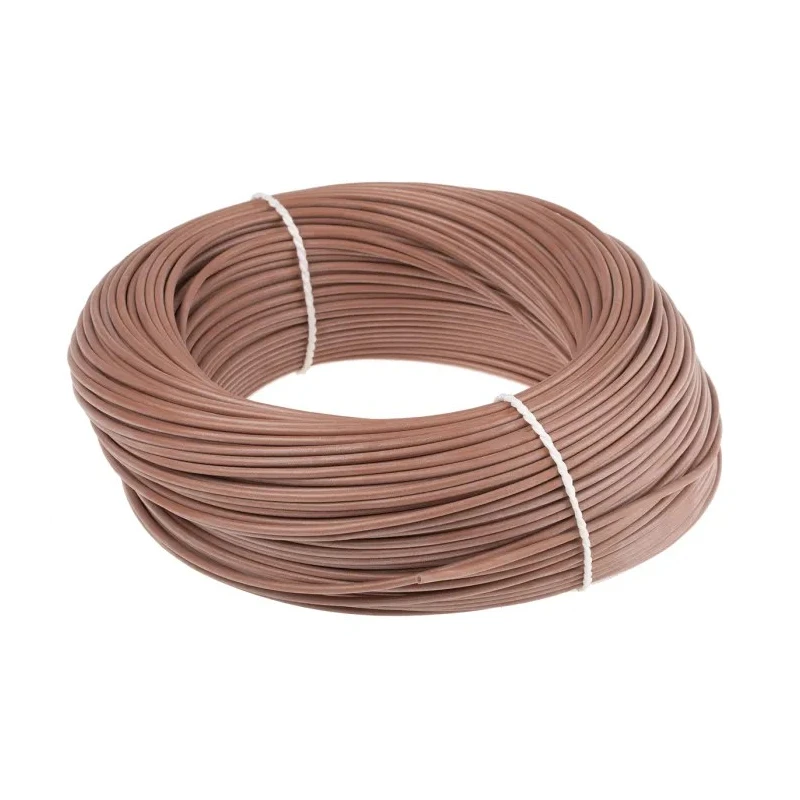 Lapp Olflex Heat 180 SiF Series Brown 1 mm² Hook Up Wire, 19 x 0.25 mm Strands, 100 m, Silicone Rubber Insulation 50003