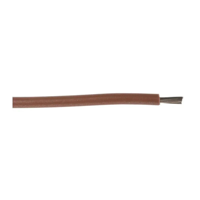 Lapp Olflex Heat 180 SiF Series Brown 1 mm² Hook Up Wire, 19 x 0.25 mm Strands, 100 m, Silicone Rubber Insulation 50003