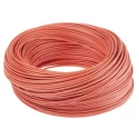 Lapp OLFLEX HEAT 180 SiF Series Red 0.75 mm² Hook Up Wire, 19 x 0.25 mm Strands, 100 m Length, Silicone Rubber 49104