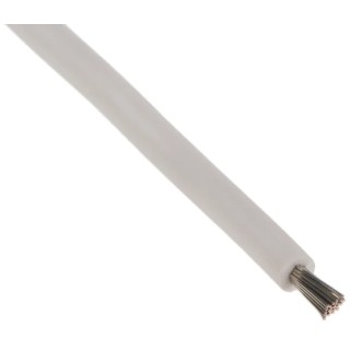 Lapp OLFLEX HEAT 180 SiF Series White 0.75 mm² Hook Up Wire, 19 x 0.25 mm Strands, 100 m, Silicone Rubber Insulation 49105