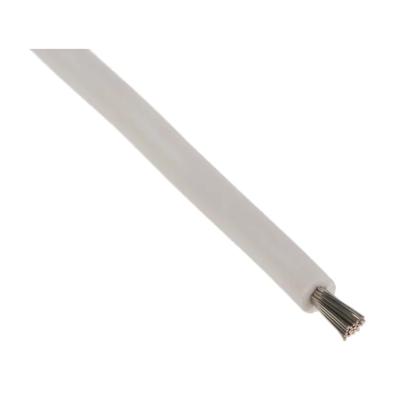 Lapp OLFLEX HEAT 180 SiF Series White 0.75 mm² Hook Up Wire, 19 x 0.25 mm Strands, 100 m, Silicone Rubber Insulation 49105