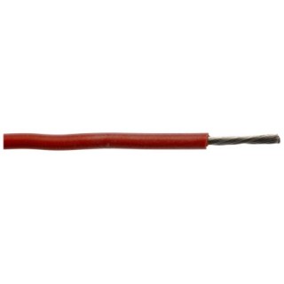 Lapp OLFLEX HEAT 180 SiF Series Red 1 mm² Hook Up Wire, 19 x 0.25 mm Strands, 100 m Length, Silicone Rubber Insulation 50104