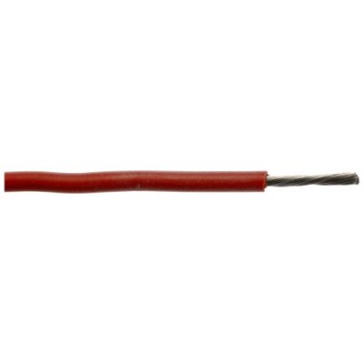 Lapp OLFLEX HEAT 180 SiF Series Red 1 mm² Hook Up Wire, 19 x 0.25 mm Strands, 100 m Length, Silicone Rubber Insulation 50104