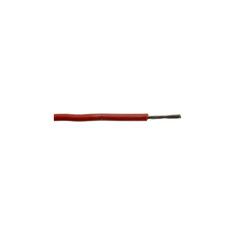 Lapp OLFLEX HEAT 180 SiF Series Red 1 mm² Hook Up Wire, 19 x 0.25 mm Strands, 100 m Length, Silicone Rubber Insulation 50104