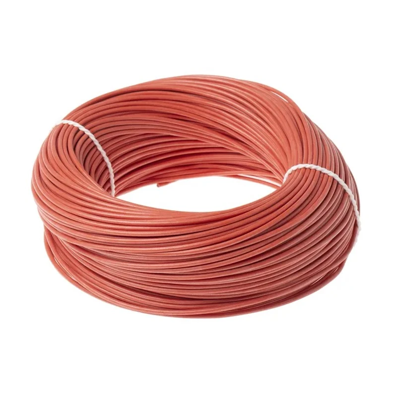 Lapp OLFLEX HEAT 180 SiF Series Red 1 mm² Hook Up Wire, 19 x 0.25 mm Strands, 100 m Length, Silicone Rubber Insulation 50104