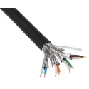 Belden Ethernet Cable Cat7 S/FTP Screened, 305 m Length, Black PVC Jacket 74004E