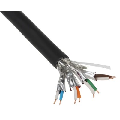 Belden Ethernet Cable Cat7 S/FTP Screened, 305 m Length, Black PVC Jacket 74004E