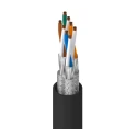 Belden Ethernet Cable Cat7 S/FTP Screened, 305 m Length, Black PVC Jacket 74004E
